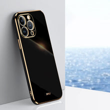 Load image into Gallery viewer, XINLI Straight Edge 6D Electroplate TPU Phone Case, For iPhone 13 Pro, For iPhone 13 Pro Max