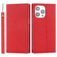 Load image into Gallery viewer, Litchi Texture Genuine Leather Phone Case, For iPhone 14 Pro Max, For iPhone 14 Pro, For iPhone 14, For iPhone 14 Plus, For Google Pixel 7 5G