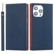 Load image into Gallery viewer, Litchi Texture Genuine Leather Phone Case, For iPhone 14 Pro Max, For iPhone 14 Pro, For iPhone 14, For iPhone 14 Plus, For Google Pixel 7 5G