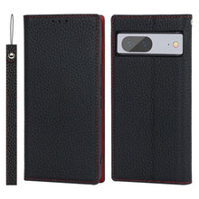 Load image into Gallery viewer, Litchi Texture Genuine Leather Phone Case, For iPhone 14 Pro Max, For iPhone 14 Pro, For iPhone 14, For iPhone 14 Plus, For Google Pixel 7 5G