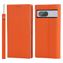 Load image into Gallery viewer, Litchi Texture Genuine Leather Phone Case, For iPhone 14 Pro Max, For iPhone 14 Pro, For iPhone 14, For iPhone 14 Plus, For Google Pixel 7 5G
