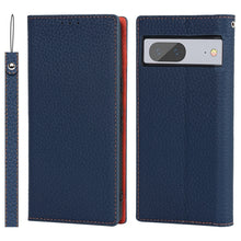 Load image into Gallery viewer, Litchi Texture Genuine Leather Phone Case, For iPhone 14 Pro Max, For iPhone 14 Pro, For iPhone 14, For iPhone 14 Plus, For Google Pixel 7 5G