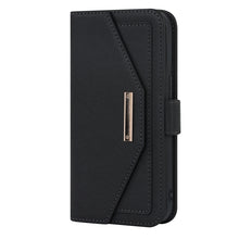 Load image into Gallery viewer, Cross Texture Lanyard Leather Phone Case, For iPhone 12 mini, For iPhone 11 Pro Max, For iPhone 11 Pro, For iPhone 8 Plus / 7 Plus, For iPhone 13, For iPhone 11, For iPhone XR, For iPhone SE 2022 / SE 2020 / 8 / 7
