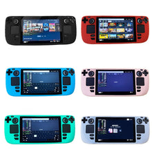 Load image into Gallery viewer, Shockproof Silicone Game Console Protective Case, Protective Case Pink, Protective Case Red, Protective Case Blue, Protective Case Black, Protective Case Transparent White, Protective Case Cyan, Protective Case Camouflage Red                           ...