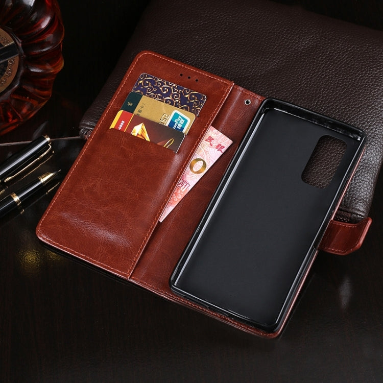 idewei Crazy Horse Texture Horizontal Flip Leather Case with Holder & Card Slots & Wallet, For Huawei Honor 30