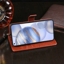 Load image into Gallery viewer, idewei Crazy Horse Texture Horizontal Flip Leather Case with Holder &amp; Card Slots &amp; Wallet, For Huawei Honor 30
