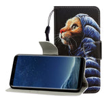 Colored Drawing Horizontal Flip Leather Case with Holder & Card Slot & Wallet, For Galaxy S8 Plus, For Galaxy S9, For Galaxy S9 Plus