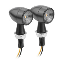 Load image into Gallery viewer, For Kawasaki / Suzuki / Yamaha / Honda T-S002 1 Pair Motorcycle LED Mini Turn Signal Metal Retro Signal Light, For Kawasaki / Suzuki / Yamaha / Honda