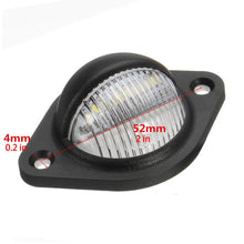 Load image into Gallery viewer, 2pcs Car 3LED Round License Plate Light, 2pcs 3LED