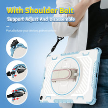 Load image into Gallery viewer, Shockproof Tablet Case with Holder &amp; Hand Strap, For iPad 9.7 2018/2017, For iPad 9.7 2018/2017 / iPad Air