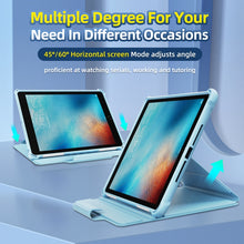 Load image into Gallery viewer, 360 Degree Rotating Armored Smart Tablet Leather Case, For iPad 9.7 2018/2017 / Air 1/Air 2, For iPad 10.2 2021, For Samsung Galaxy Tab A8 10.5 2021
