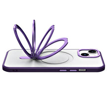 Load image into Gallery viewer, Skin Feel MagSafe Shockproof Protective Phone Case with Holder, For iPhone 14, For iPhone 14 Plus, For iPhone 14 Pro, For iPhone 14 Pro Max