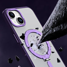 Load image into Gallery viewer, Skin Feel MagSafe Shockproof Protective Phone Case with Holder, For iPhone 14, For iPhone 14 Plus, For iPhone 14 Pro, For iPhone 14 Pro Max
