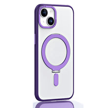 Load image into Gallery viewer, Skin Feel MagSafe Shockproof Protective Phone Case with Holder, For iPhone 14, For iPhone 14 Plus, For iPhone 14 Pro, For iPhone 14 Pro Max