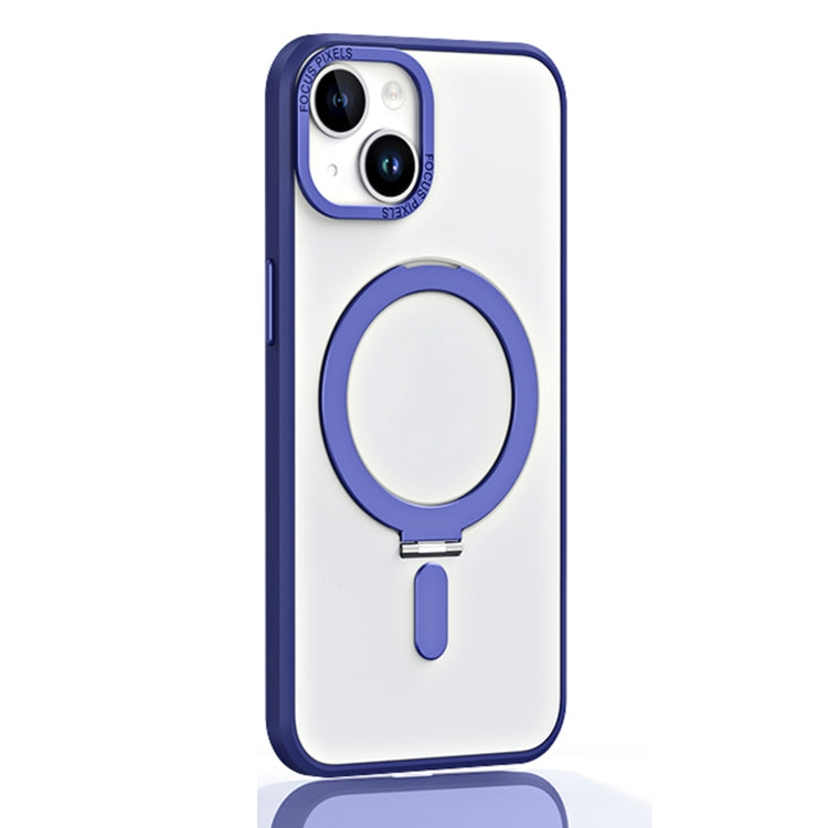 Skin Feel MagSafe Shockproof Protective Phone Case with Holder, For iPhone 14, For iPhone 14 Plus, For iPhone 14 Pro, For iPhone 14 Pro Max