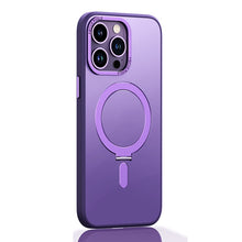 Load image into Gallery viewer, Skin Feel MagSafe Shockproof Protective Phone Case with Holder, For iPhone 14, For iPhone 14 Plus, For iPhone 14 Pro, For iPhone 14 Pro Max