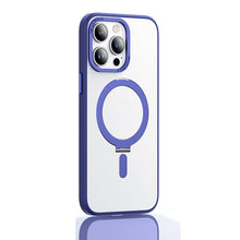 Load image into Gallery viewer, Skin Feel MagSafe Shockproof Protective Phone Case with Holder, For iPhone 14, For iPhone 14 Plus, For iPhone 14 Pro, For iPhone 14 Pro Max