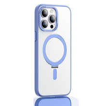 Load image into Gallery viewer, Skin Feel MagSafe Shockproof Protective Phone Case with Holder, For iPhone 14, For iPhone 14 Plus, For iPhone 14 Pro, For iPhone 14 Pro Max