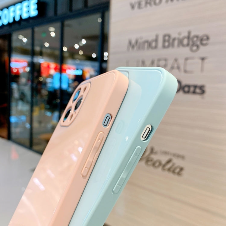 Solid Color Tempered Glass Phone Case, For iPhone 11 Pro Max, For iPhone 11 Pro, For iPhone 11
