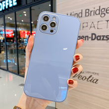 Load image into Gallery viewer, Solid Color Tempered Glass Phone Case, For iPhone 11 Pro Max, For iPhone 11 Pro, For iPhone 11