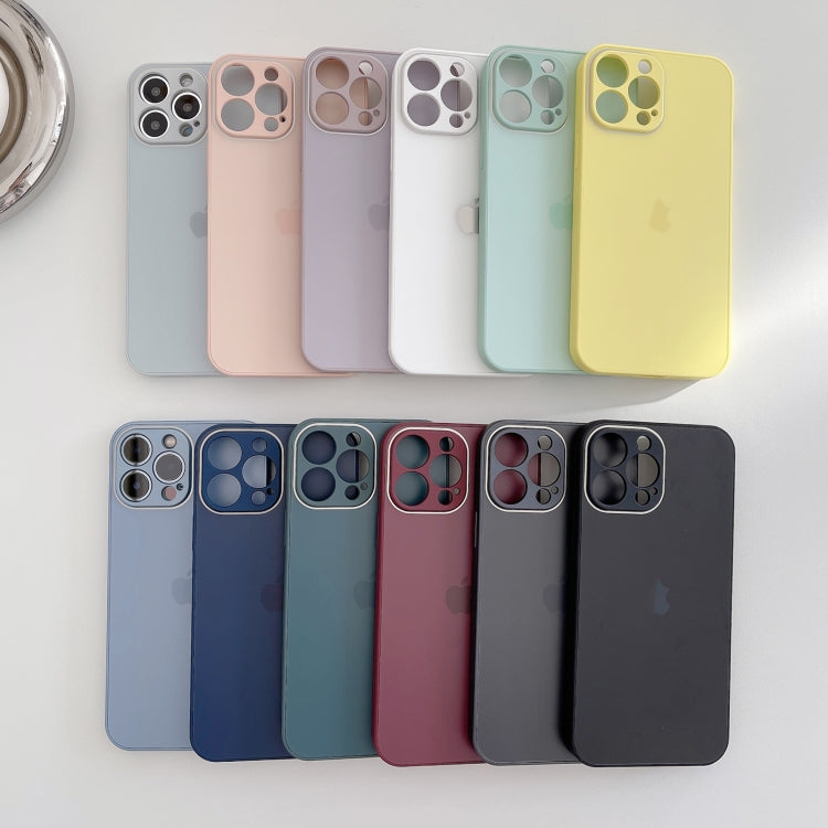 Skin Frosted Tempered Glass Phone Case, For iPhone 14 Pro Max, For iPhone 14 Pro, For iPhone 14, For iPhone 14 Plus