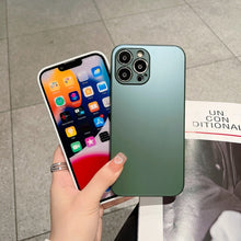 Load image into Gallery viewer, Frosted Tempered Glass Phone Case, For iPhone 14 Pro Max, For iPhone 14 Pro, For iPhone 14, For iPhone 14 Plus, For iPhone 13 Pro Max, For iPhone 13 Pro, For iPhone 13, For iPhone 12 Pro Max