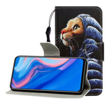 Colored Drawing Horizontal Flip Leather Case with Holder & Card Slot & Wallet, For Huawei P Smart Z / Y9 Prime (2019), For Huawei Enjoy 9, For Huawei Enjoy 10S