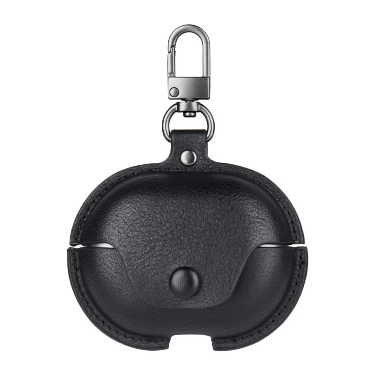 Business Leather Earphone Protective Case with Hook