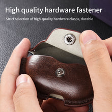 Load image into Gallery viewer, Business Leather Earphone Protective Case with Hook