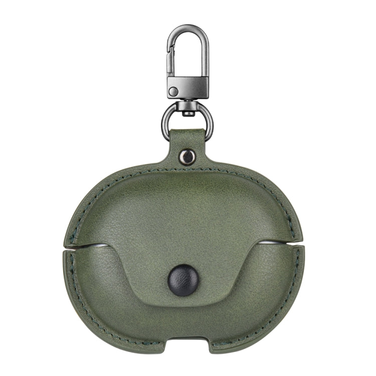 Business Leather Earphone Protective Case with Hook