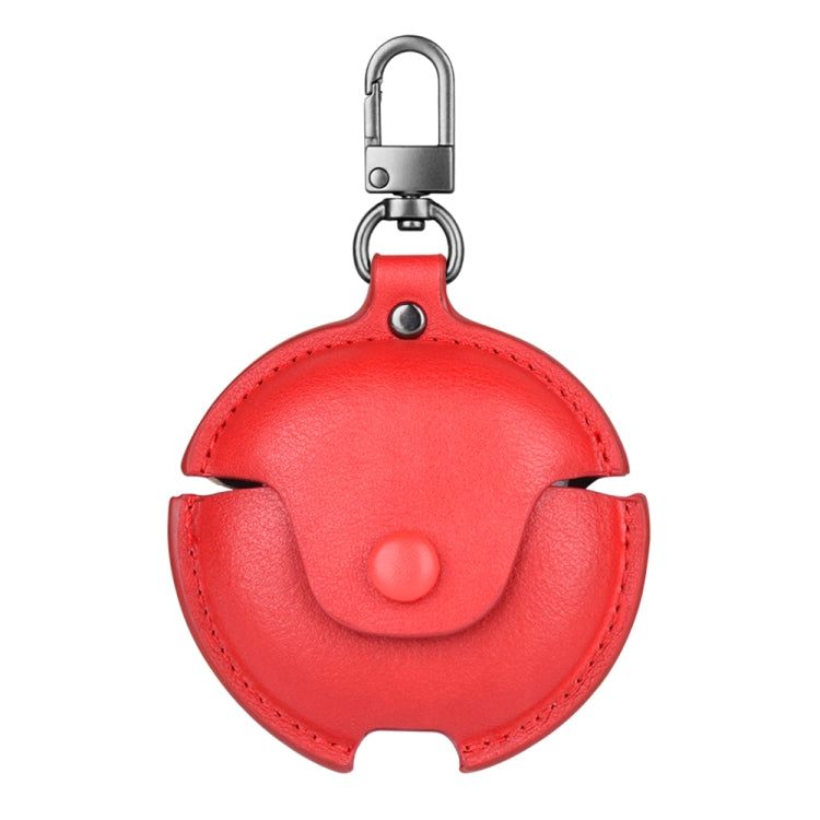 Business Leather Earphone Protective Case with Hook