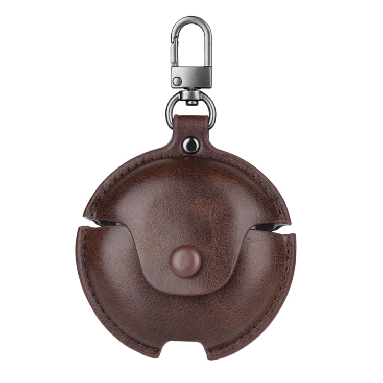 Business Leather Earphone Protective Case with Hook