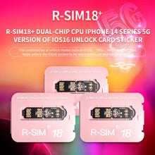 Load image into Gallery viewer, R-SIM 18+ Turns Locked Into Unlocked iOS16 System Universal 5G Unlocking Card