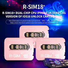 Load image into Gallery viewer, R-SIM 18+ Turns Locked Into Unlocked iOS16 System Universal 5G Unlocking Card