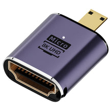 Load image into Gallery viewer, 8K HDMI 2.1 to Micro HDMI Adapter, D8K-01, D8K-02, D8K-03, D8K-04, D8K-05, C8K-01, C8K-02, C8K-03, C8K-04, C8K-05, C8K-06, C8K-07
