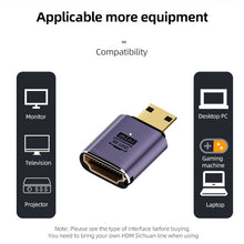 Load image into Gallery viewer, 8K HDMI 2.1 to Micro HDMI Adapter, D8K-01, D8K-02, D8K-03, D8K-04, D8K-05, C8K-01, C8K-02, C8K-03, C8K-04, C8K-05, C8K-06, C8K-07