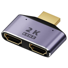 Load image into Gallery viewer, 2 in 1 2K 60Hz HDMI Adapter with Indicator Lights