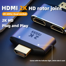 Load image into Gallery viewer, 2 in 1 2K 60Hz HDMI Adapter with Indicator Lights