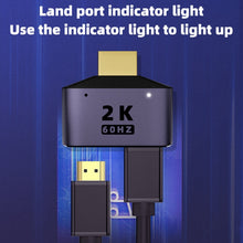 Load image into Gallery viewer, 2 in 1 2K 60Hz HDMI Adapter with Indicator Lights