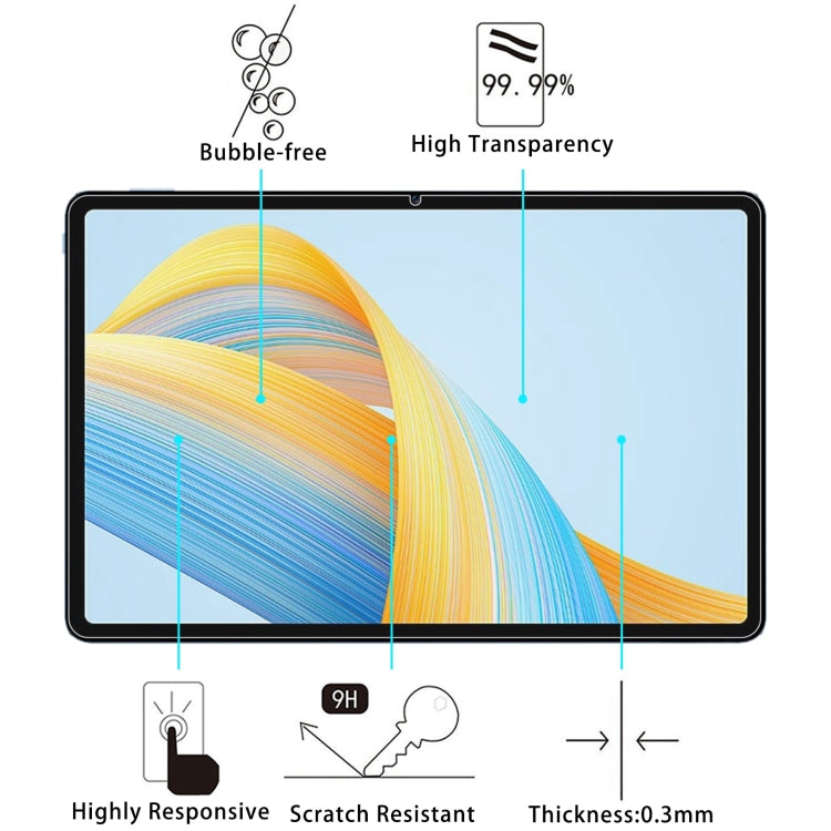 For Honor Pad 10 / Pad V8 Pro / Pad 9 9H 2.5D Explosion-proof Tempered Tablet Glass Film