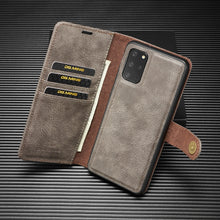 Load image into Gallery viewer, DG.MING Crazy Horse Texture Flip Detachable Magnetic Leather Case with Holder &amp; Card Slots &amp; Wallet, For Galaxy S20+