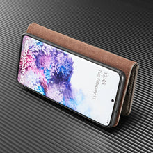 Load image into Gallery viewer, DG.MING Crazy Horse Texture Flip Detachable Magnetic Leather Case with Holder &amp; Card Slots &amp; Wallet, For Galaxy S20+
