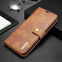 Load image into Gallery viewer, DG.MING Crazy Horse Texture Flip Detachable Magnetic Leather Case with Holder &amp; Card Slots &amp; Wallet, For Galaxy S20+
