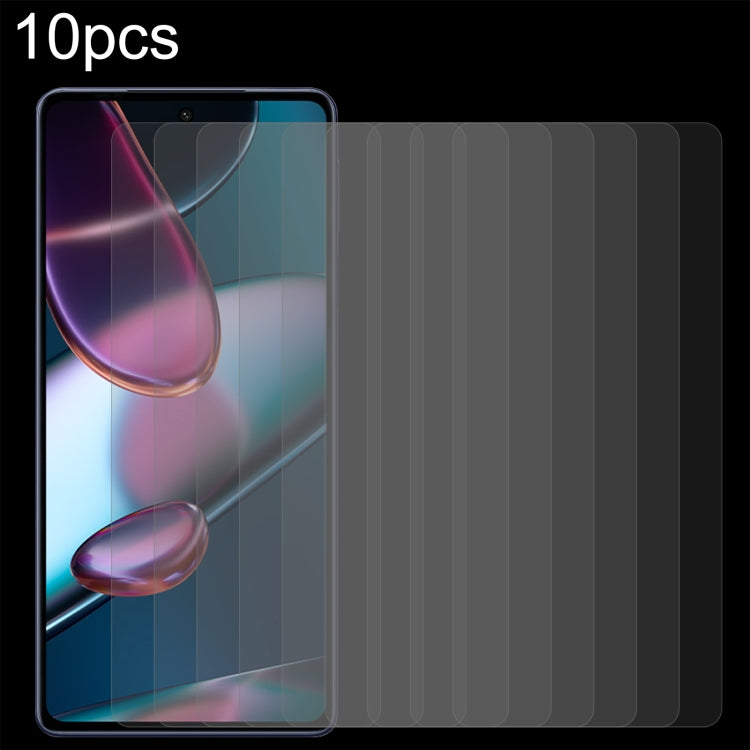 10pcs 0.26mm 9H 2.5D Tempered Glass Film, For Blackview BV5200 Pro (10 PCS), For Motorola Moto Edge+ 2023 (10 PCS), For Motorola Moto G 5G 2023 (10 PCS), For Infinix Hot 20 Pro (10 PCS)