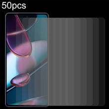 Load image into Gallery viewer, 50pcs 0.26mm 9H 2.5D Tempered Glass Film, For Blackview BV5200 Pro (50 PCS), For Motorola Moto Edge+ 2023 (50 PCS), For Motorola Moto G 5G 2023 (50 PCS), For Infinix Hot 20 Pro (50 PCS)