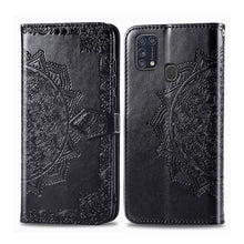 Load image into Gallery viewer, Embossed Mandala Pattern PC + TPU Horizontal Flip Leather Case with Holder &amp; Card Slots