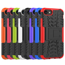 Load image into Gallery viewer, Tire Texture Shockproof TPU+PC Protective Case with Holder