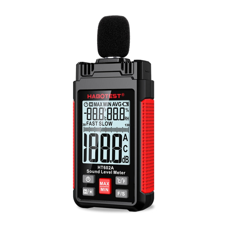 HABOTEST HT602A Multifunctional Digital Display Noise Decibel Tester, HT602