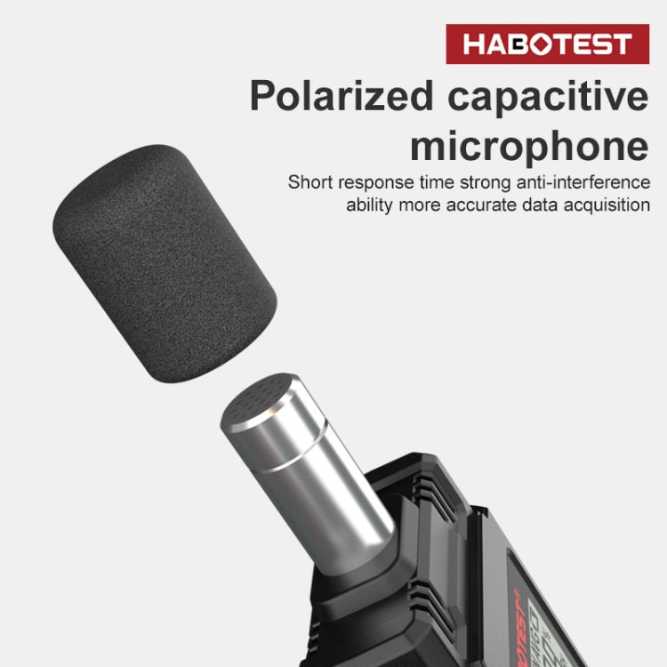 HABOTEST HT602A Multifunctional Digital Display Noise Decibel Tester, HT602