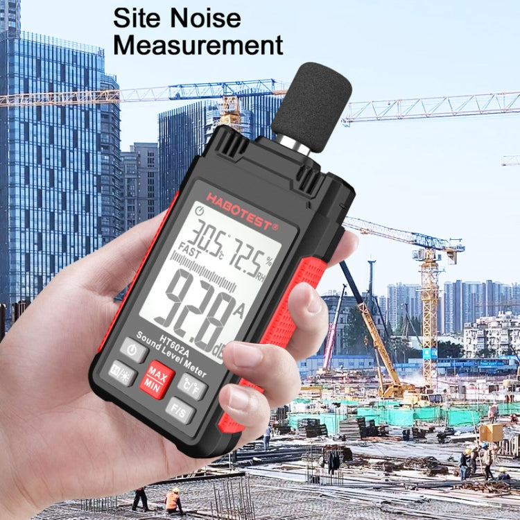 HABOTEST HT602A Multifunctional Digital Display Noise Decibel Tester, HT602
